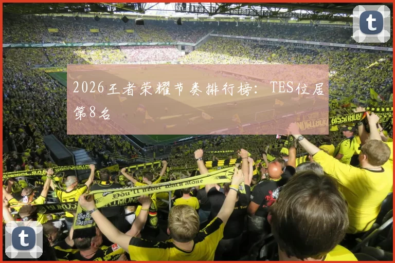 2026王者荣耀节奏排行榜：TES位居第8名